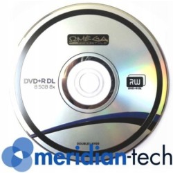 OMEGA DVD+R DL 8,5GB 8x cake 100 sztuk + marker!