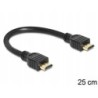 Krótki gruby KABEL HDMI 0.25m 25cm 4K 30AWG