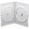 Pudełka AMARAY BIAŁE na 2 x DVD 1 sztuka 14mm