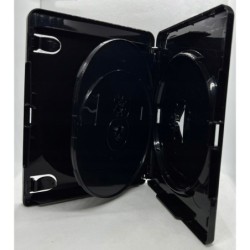 Pudełko 4K UltraHD Amaray na 3 BLU-RAY DVD CZARNE