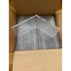 Pudełka CD SONY slim clear 100 sztuk BEZBARWNE