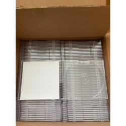 Pudełka CD SONY slim clear 100 sztuk BEZBARWNE