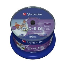 VERBATIM DVD+R DL Printable 8,5GB 8x cake 10szt