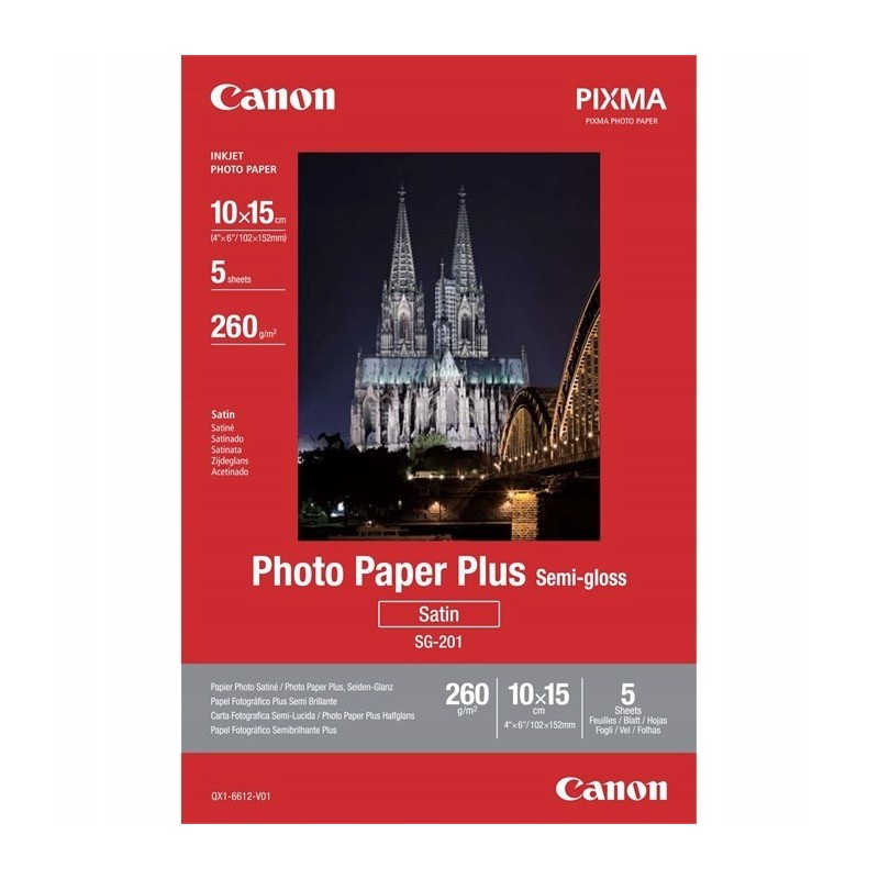 Canon Semi-Gloss Photo 10x15cm 50ark 260g Satin !