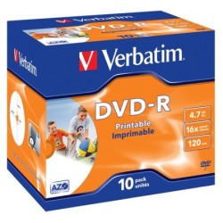 VERBATIM DVD-R PRINTABLE...
