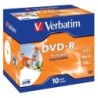 VERBATIM DVD-R PRINTABLE jewel case 10 DO NADRUKU
