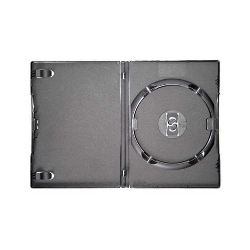 Pudełka AMARAY CZARNE na 1 x DVD 100 sztuk 14mm