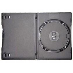 Pudełka AMARAY CZARNE na 1 x DVD 100 sztuk 14mm
