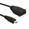 KABEL MICRO HDMI D MĘSKI / HDMI A ŻEŃSKI V1.4 0,2M