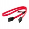 KABEL HDD,SATA 3,SATA,45CM,ZATRZASK,CZERWONY