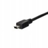 KABEL USB AM/MINI, 0,25M, CZARNY