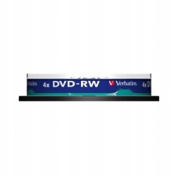 VERBATIM DVD-RW 4,7GB 4x cake 10 sztuk SERL