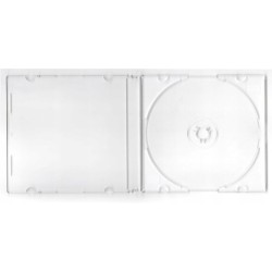 Pudełka slim case 1xCD 5mm 50 sztuk clear LUX