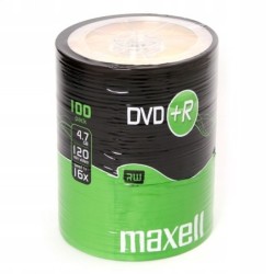 100 sztuk płyt MAXELL DVD+R...