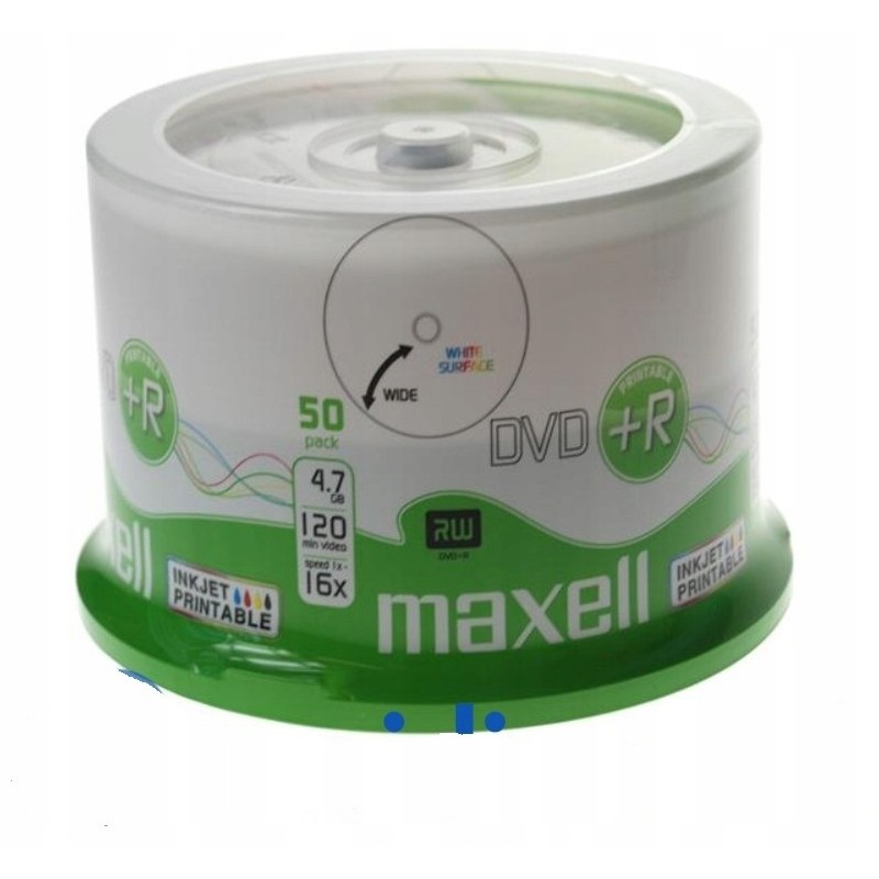 MAXELL DVD+R Fullface Photo Printable cake 100szt