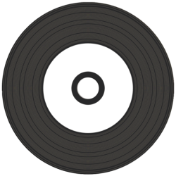 Traxdata Ritek CD-R Vinyl Czarny Nośnik 100 sztuk