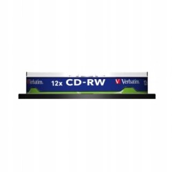 VERBATIM PŁYTY CD-RW 700MB 12x cake 10 sztuk 43480