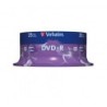 VERBATIM DVD+R 4,7GB 16x cake 25 sztuk matt silver