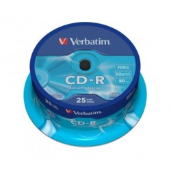 VERBATIM CD-R 700MB cake 25 sztuk Extra Protection