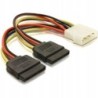 KABEL ADAPTER POWER MOLEX/2XSATA 20CM