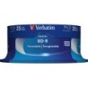 Płyty VERBATIM BD-R 25GB DataLife cake 25 43837