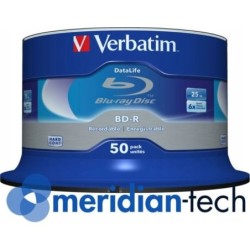 VERBATIM BD-R BLU-RAY 25GB DataLife 6x 100szt !!!!
