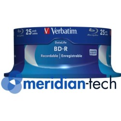 Płyty VERBATIM BD-R 25GB DataLife cake 25 43837