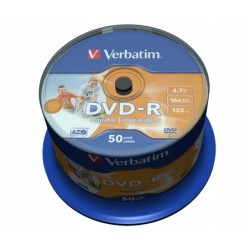 VERBATIM DVD-R Printable cake 100 DO NADRUKU AZO