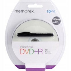 Memorex DVD+R 4,7GB x16...