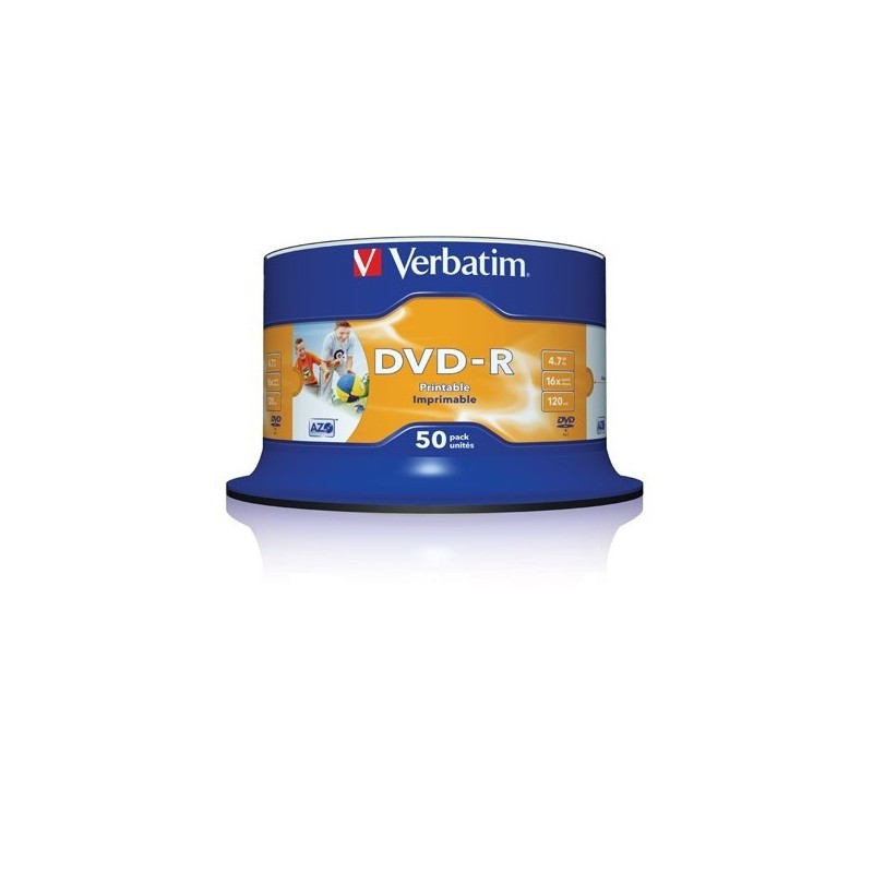 VERBATIM DVD-R 4,7GB PHOTO PRINTABLE 50szt NO ID