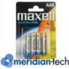 BATERIE ALKALICZNE MAXELL LR03 R3 AAA 6 sztuk