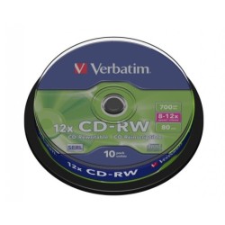 VERBATIM CD-RW 700MB 12x...
