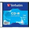VERBATIM CD-R 700MB 80min slim case 10 w pudełku!