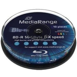 MEDIARANGE BLU-RAY BD-R DL 50GB 6x 1szt PRINTABLE