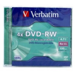 VERBATIM DVD-RW 4,7GB 4x 1...