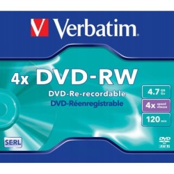 VERBATIM DVD-RW 4,7GB 4x 1 sztuka jewel case SERL