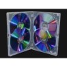 Pudełka AMARAY CLEAR na 4 x DVD 1 sztuka 14mm