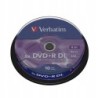 VERBATIM DVD+R DL 8,5GB 8x cake 10 szt. najlepsze!