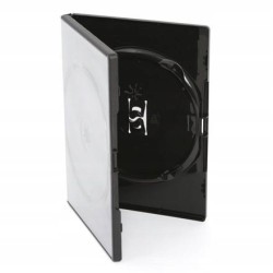Pudełka AMARAY CZARNE na 2 x DVD 10 sztuk 14mm