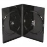 Pudełka AMARAY CZARNE na 2 x DVD 1 sztuka 14mm