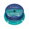 25 PŁYT DVD-RW VERBATIM 4.7GB WIELOKROTNY ZAPIS !!