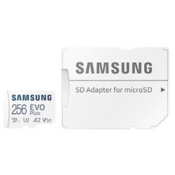 Karta micro SD SAMSUNG EVO Plus 256GB 130MB/s V30
