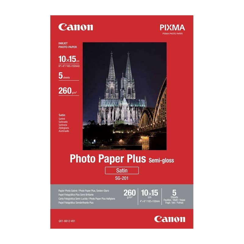 Canon Semi-Gloss Photo 10x15cm 50ark 260g Satin !